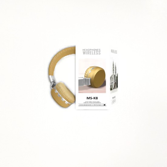 AURICULAR BLUETOOTH INALÁMBRICO MS-K8 DOURADO